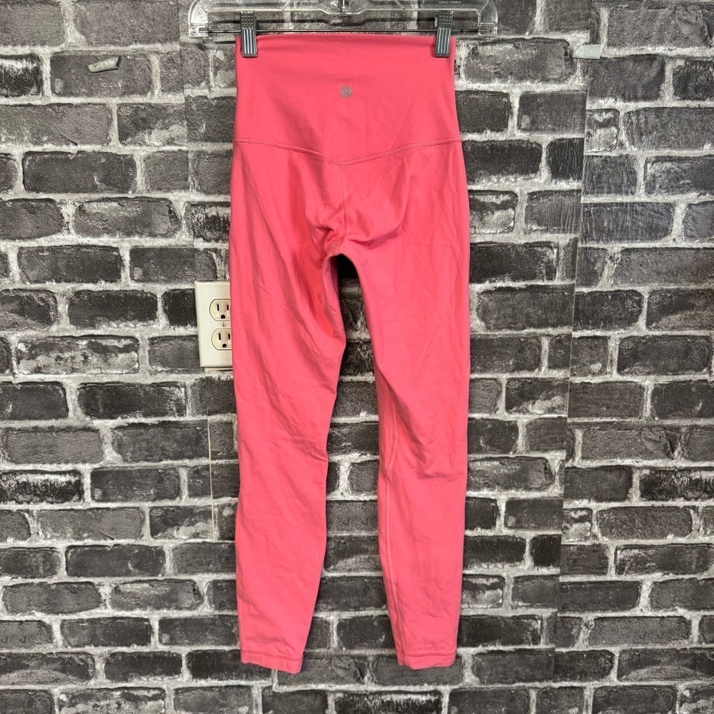 Lululemon Align High-Rise Pant 25" leggings pink double lined
